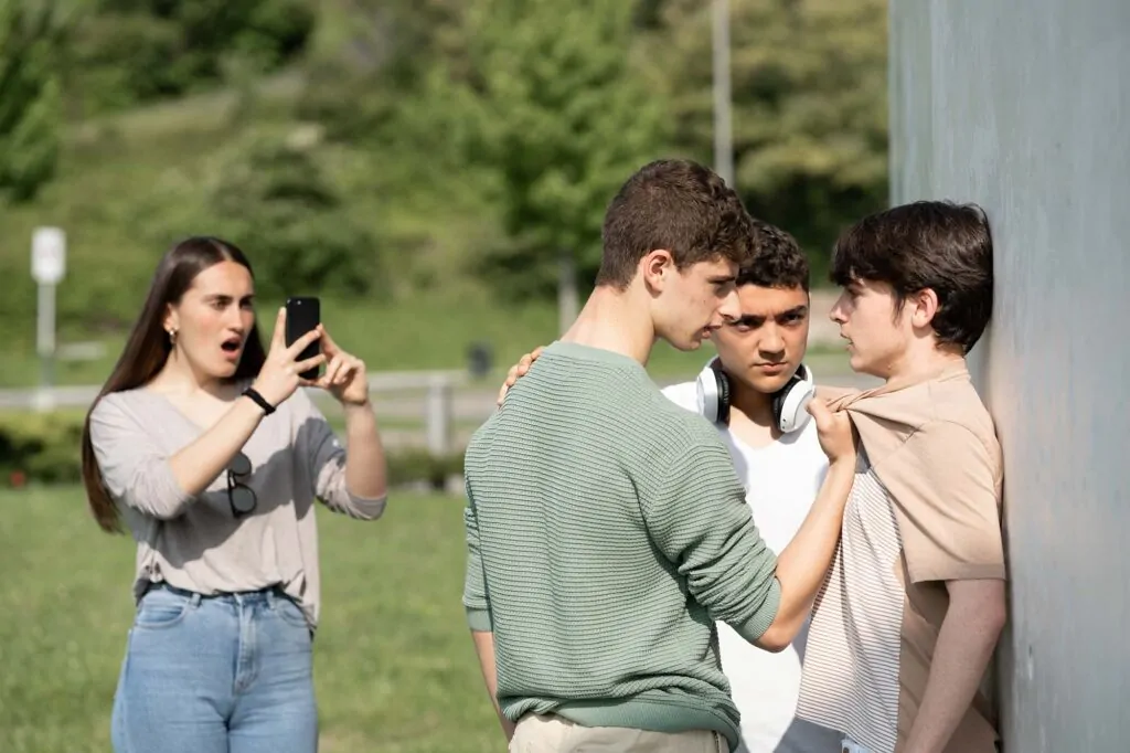 fysieke agressie en pesten op social media